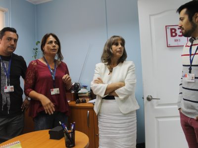 Directora regional de SENDA visita programas de tratamiento en San Bernardo