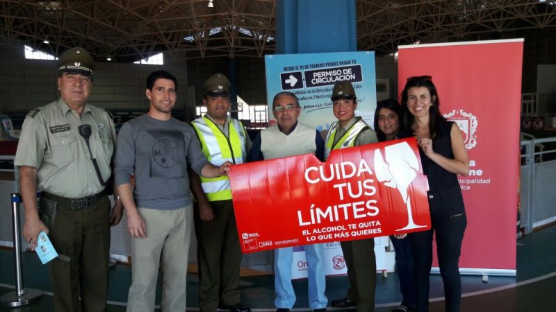 SENDA Previene Talca realizó campaña preventiva “Cuida Tus Límites” en los permisos de circulación
