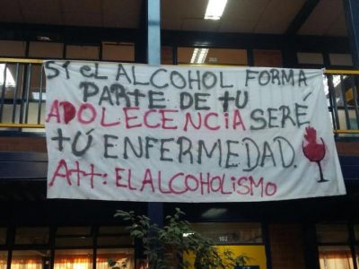 Comunidad educativa del Liceo Tecnológico Mataquito de Curicó está comprometida con la prevención del consumo de alcohol y otras drogas