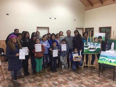 SENDA Previene Río Bueno desarrolló segunda jornada de “Pintar en familia”