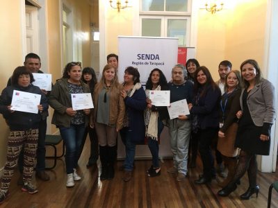 SENDA Tarapacá certifica a doce personas que finalizan su participación en el programa Orientación Sociolaboral