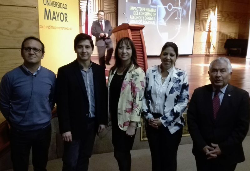 SENDA Araucanía y Universidad Mayor Temuco advierten los peligros del consumo de drogas y alcohol en el embarazo