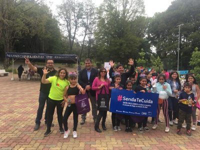 En Parque IV Centenario de Osorno promovieron campaña que invita a disfrutar sanamente las vacaciones de verano