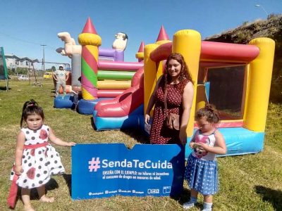 SENDA Previene Ancud entrega  mensajes preventivos en barrios de la comuna