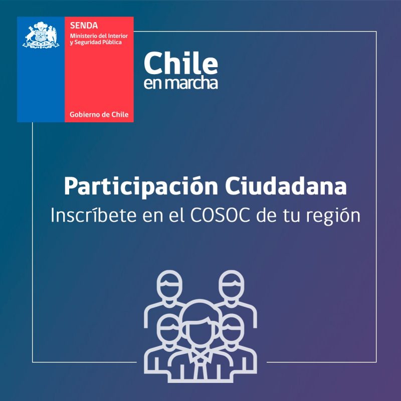 Convocan para ser parte del Consejo de Organizaciones de la Sociedad Civil de SENDA Atacama