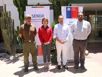 SENDA Atacama impulsó campaña de fin de año «Piensa en la consecuencia» y participó en el lanzamiento del Plan Nacional de Contingencia