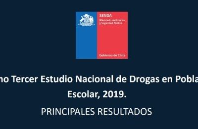 Principales resultados del Décimo Tercer Estudio Nacional de Drogas en Población Escolar, 2019