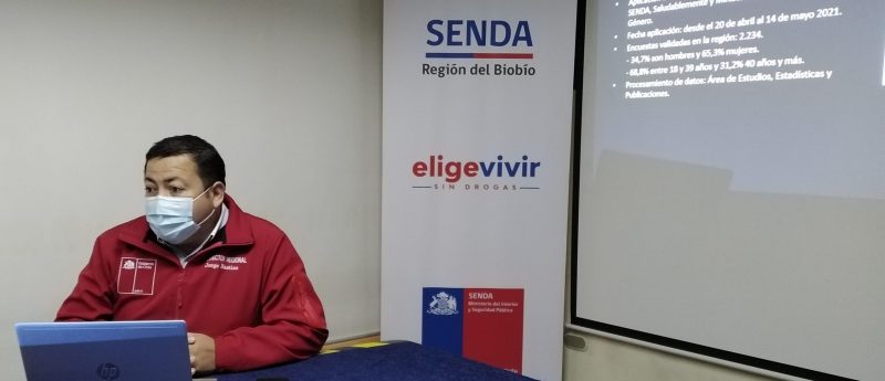 SENDA Biobío entrega resultados de encuesta sobre consumo de alcohol y otras drogas en pandemia
