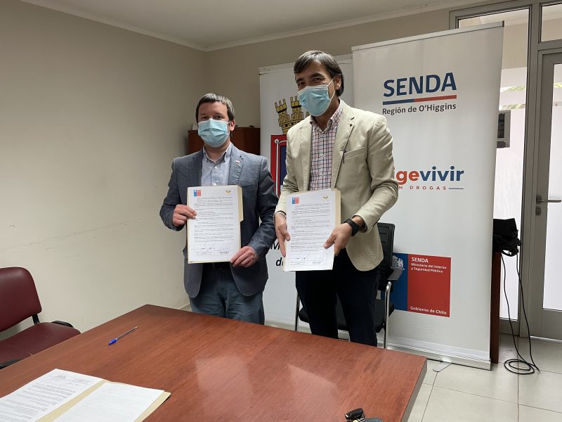 SENDA O’Higgins firma acuerdo de colaboración con Municipio de Placilla