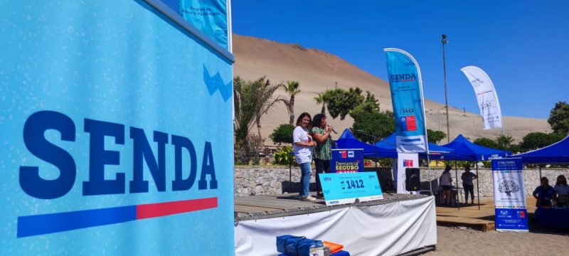 Con evento masivo en playa La Lisera SENDA activó el Modo Prevención