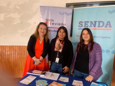 Intenso despliegue territorial de SENDA Antofagasta en el Mes de la Prevención