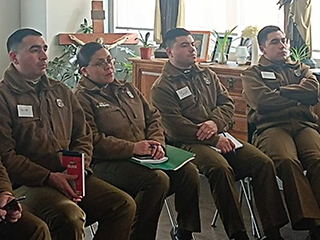 SENDA Valparaíso capacitó a 30 Carabineros de las comunas del Valle Aconcagua y Petorca