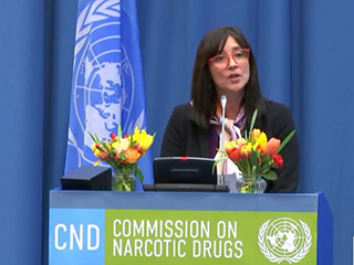 DIRECTORA NACIONAL PARTICIPA EN COMISIÓN DE ESTUPEFACIENTES DE LA UNODC