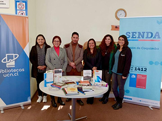 Senda fortalece con nuevos títulos punto Bibliodrogas en UCN Coquimbo