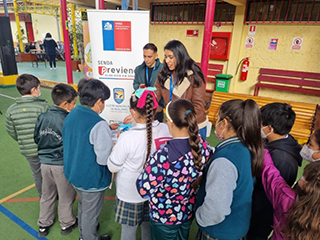 SENDA Previene Mejillones realiza recreo preventivo