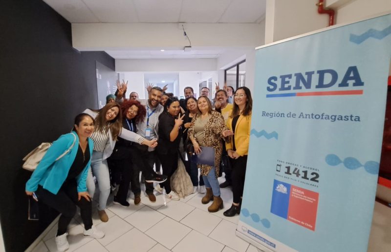 SENDA Antofagasta capacitó a profesionales de sus centros de tratamiento en temática de familia