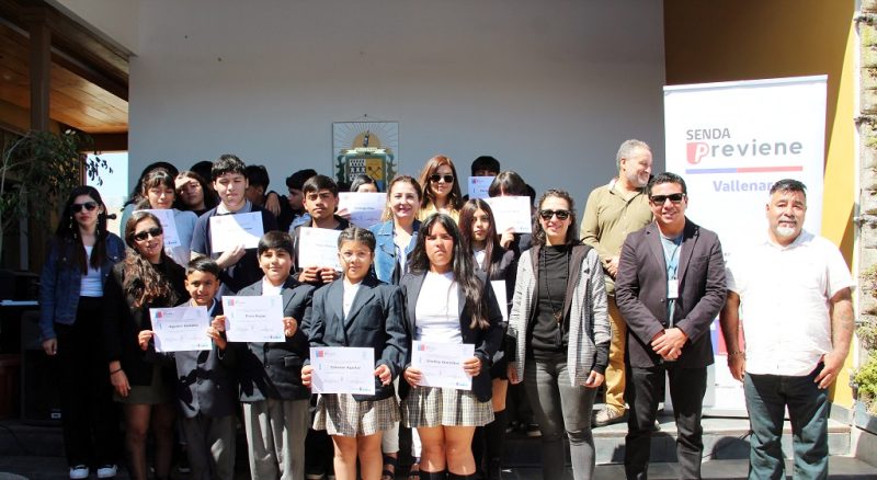 SENDA Previene Vallenar finaliza programa preventivo en establecimientos educacionales