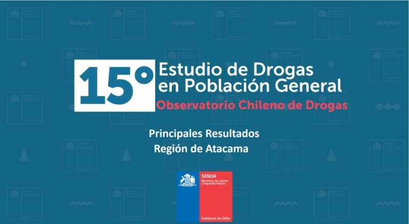 Directora de SENDA Atacama presenta resultados del 15° Estudio de Drogas en Población General