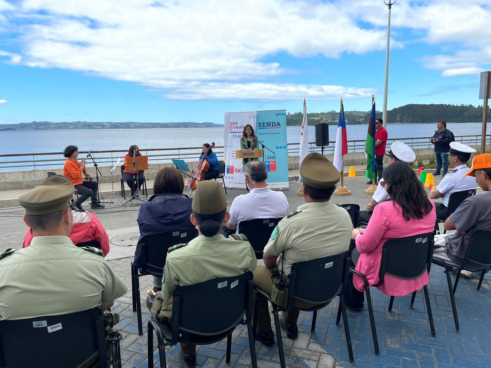 En Chonchi dan el vamos al lanzamiento regional de la campaña de verano de SENDA “Cuidarse siempre está de moda”
