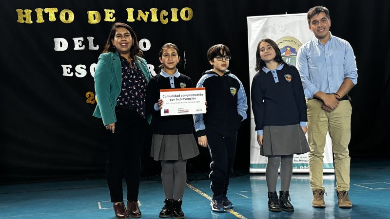 SENDA inicia su año escolar preventivo con el reconocimiento a establecimientos educacionales de la comuna de Aysén