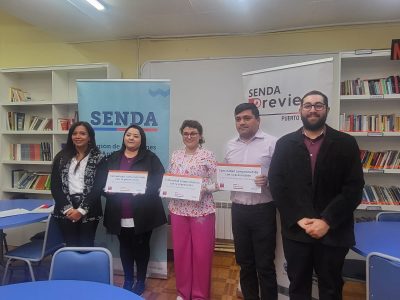 Tres establecimientos educacionales de Natales recibieron reconocimiento de SENDA