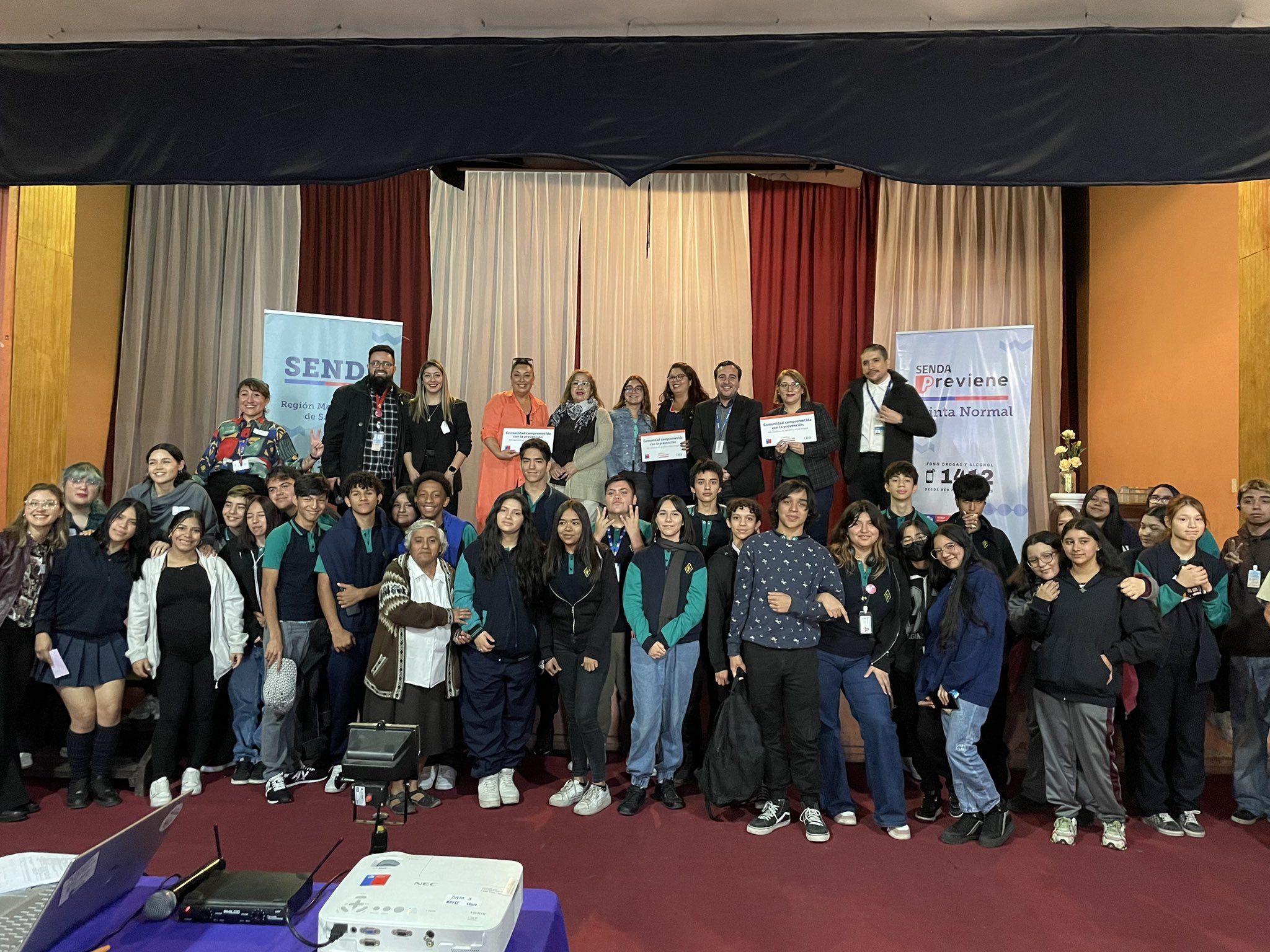 Inicio año escolar: SENDA RM reconoció a establecimientos educacionales de Quinta Normal