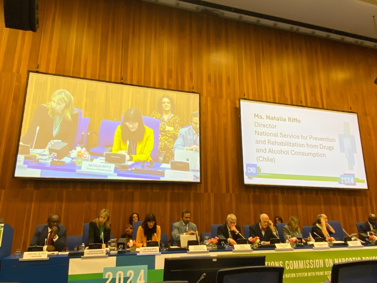 Directora de SENDA participó en 67° Período de Sesiones de la Comisión de Estupefacientes de Naciones Unidas