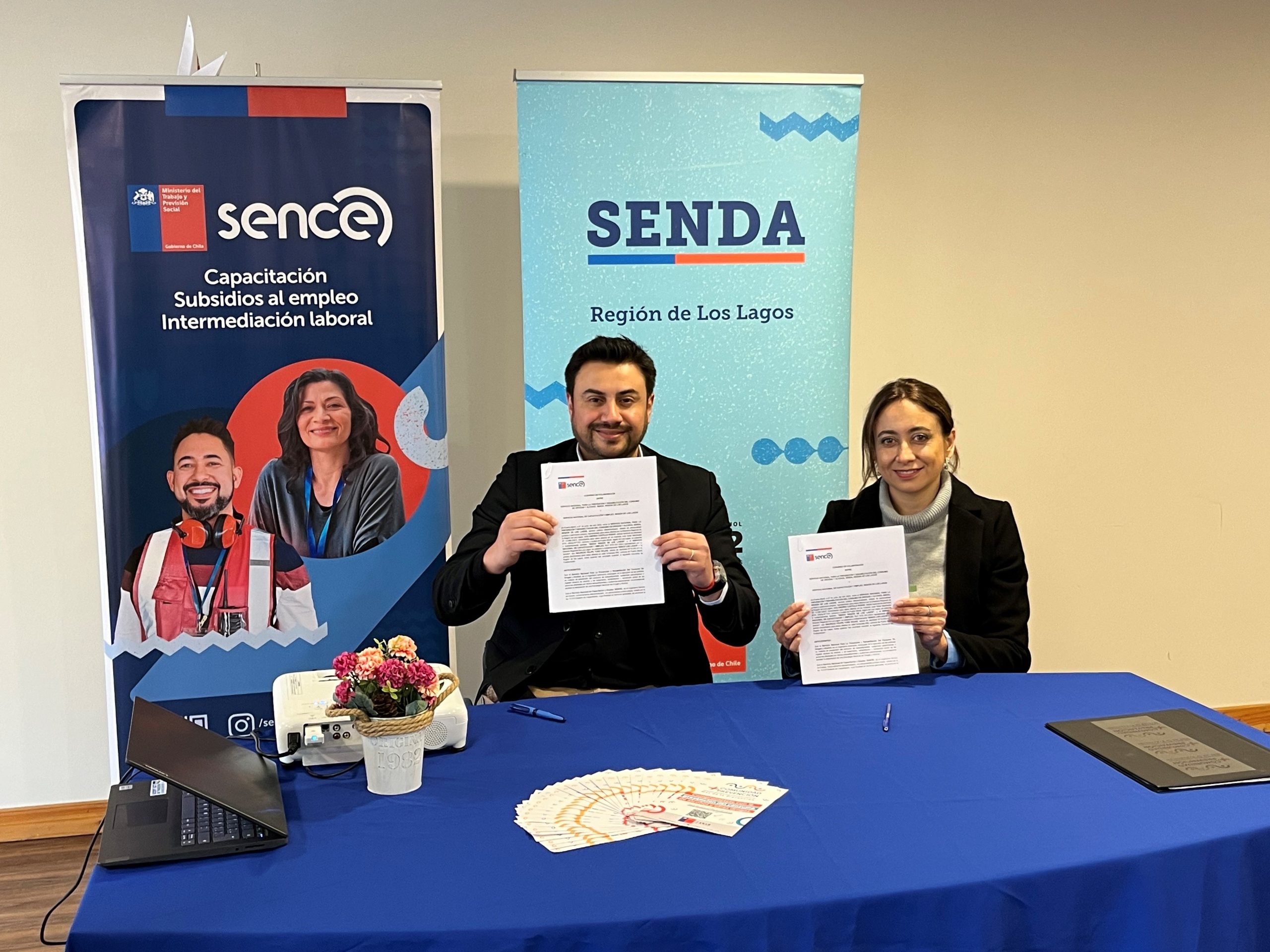 Alianza SENDA – SENCE beneficiará a usuarios de centros de tratamiento de la región de Los Lagos