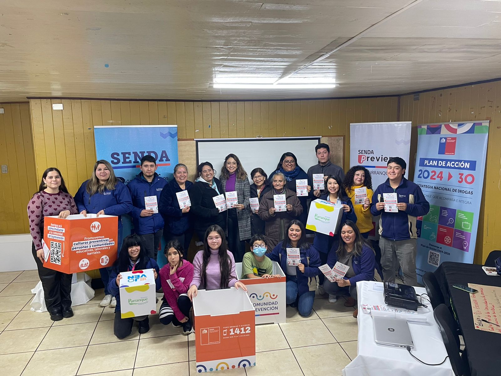 Vecinos y vecinas se sumaron al Mes de la Prevención en diálogos participativos en torno a acciones que fomentan factores protectores