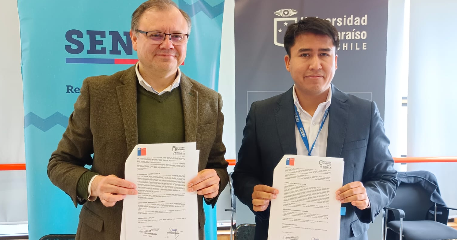 SENDA y la UV firman acuerdo para implementar el programa Trabajar con Calidad de Vida