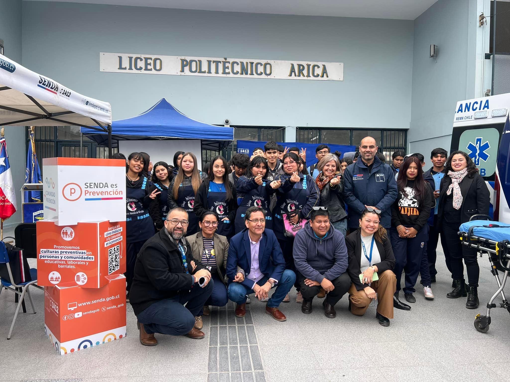 SENDA celebra el Día Mundial de la Prevención en la Región de Arica y Parinacota