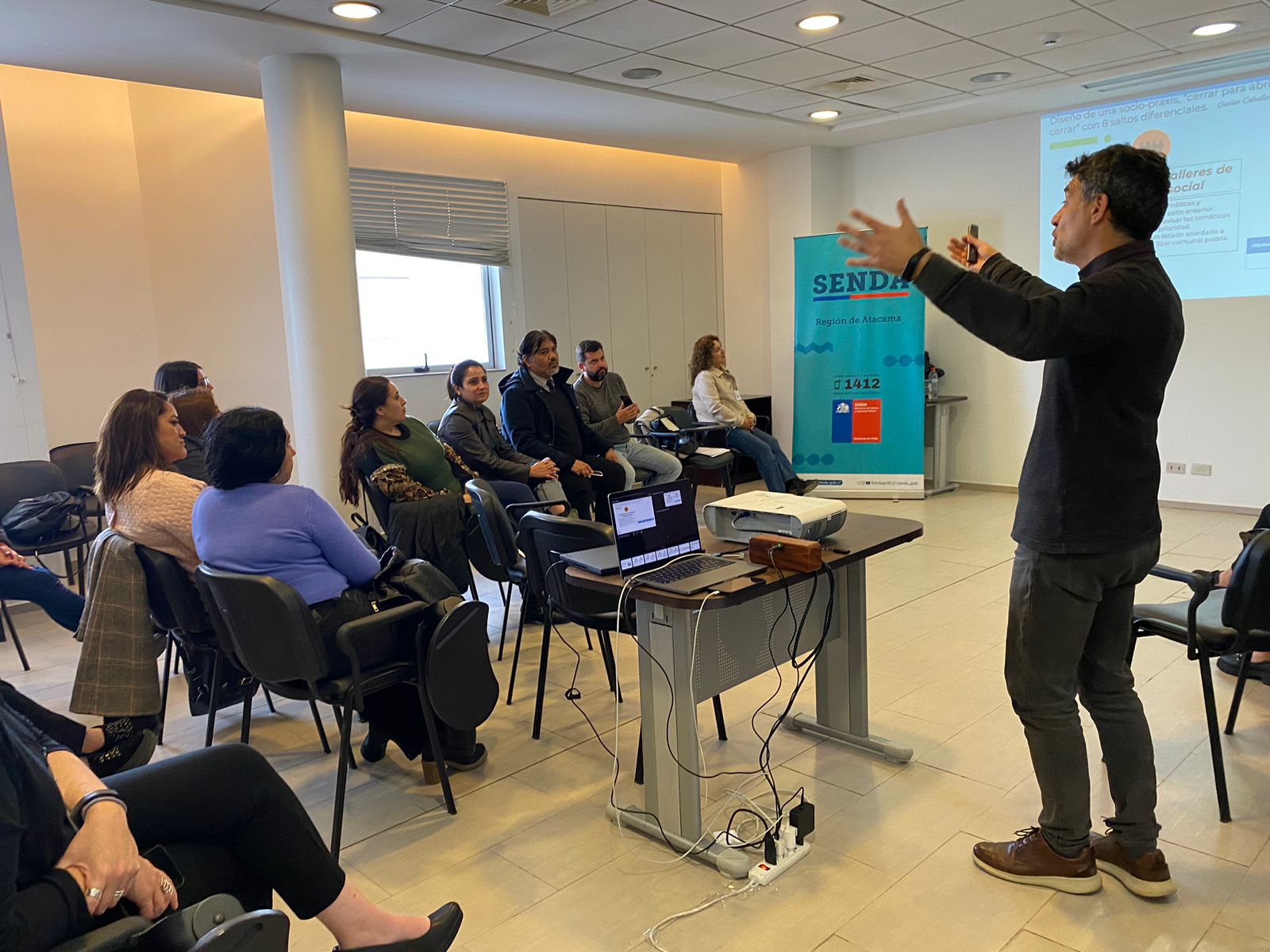 SENDA Atacama fortalece equipos comunales en exitosa jornada de prevención comunitaria