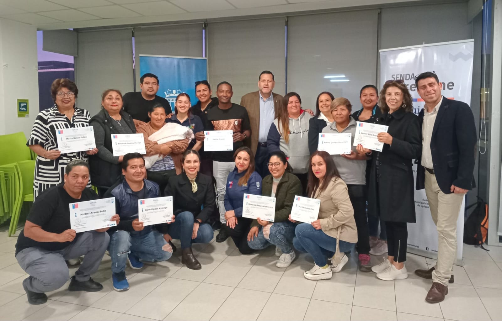 SENDA Previene Iquique reconoce a dirigentes vecinales como líderes comunitarios