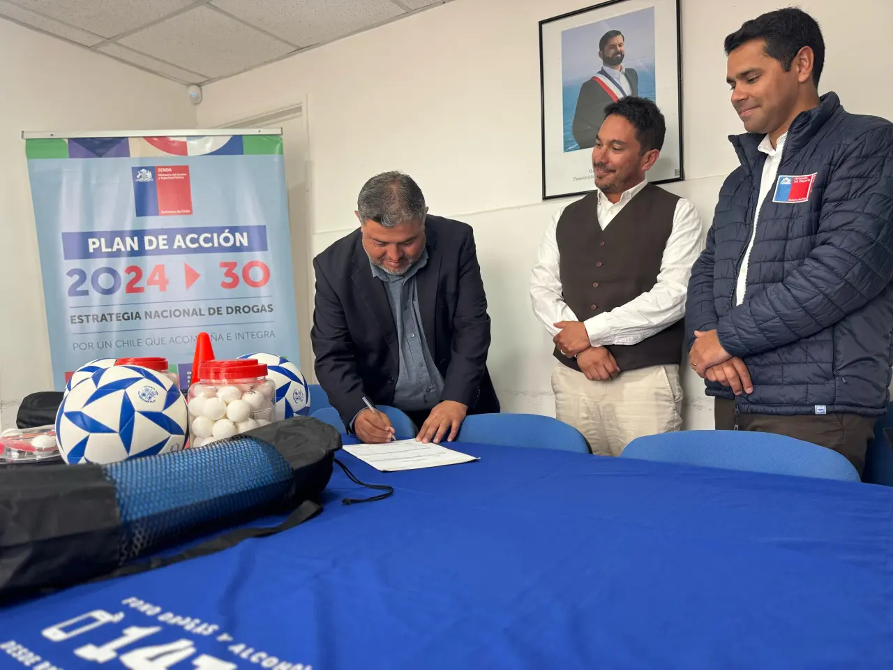 SENDA Coquimbo recibe recursos Fondeporte para acciones preventivas