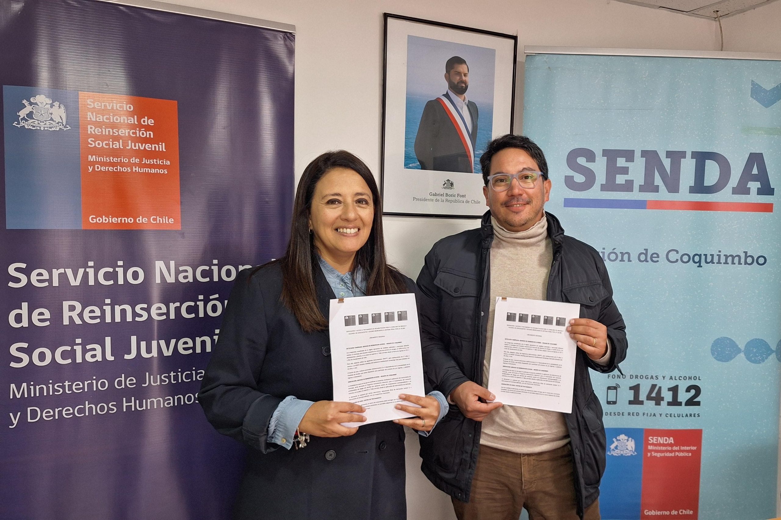 Protocolo permitirá mejorar el acceso de jóvenes en proceso de reinserción a centros de tratamiento