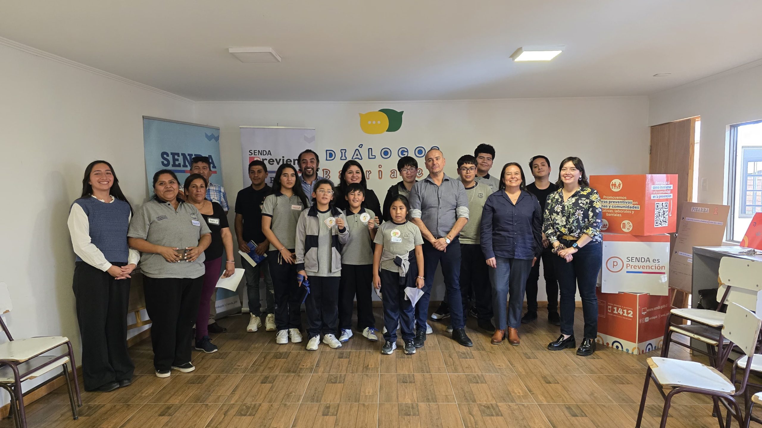 Con diálogo barrial en Matilla SENDA Tarapacá conmemora  Mes de la Prevención