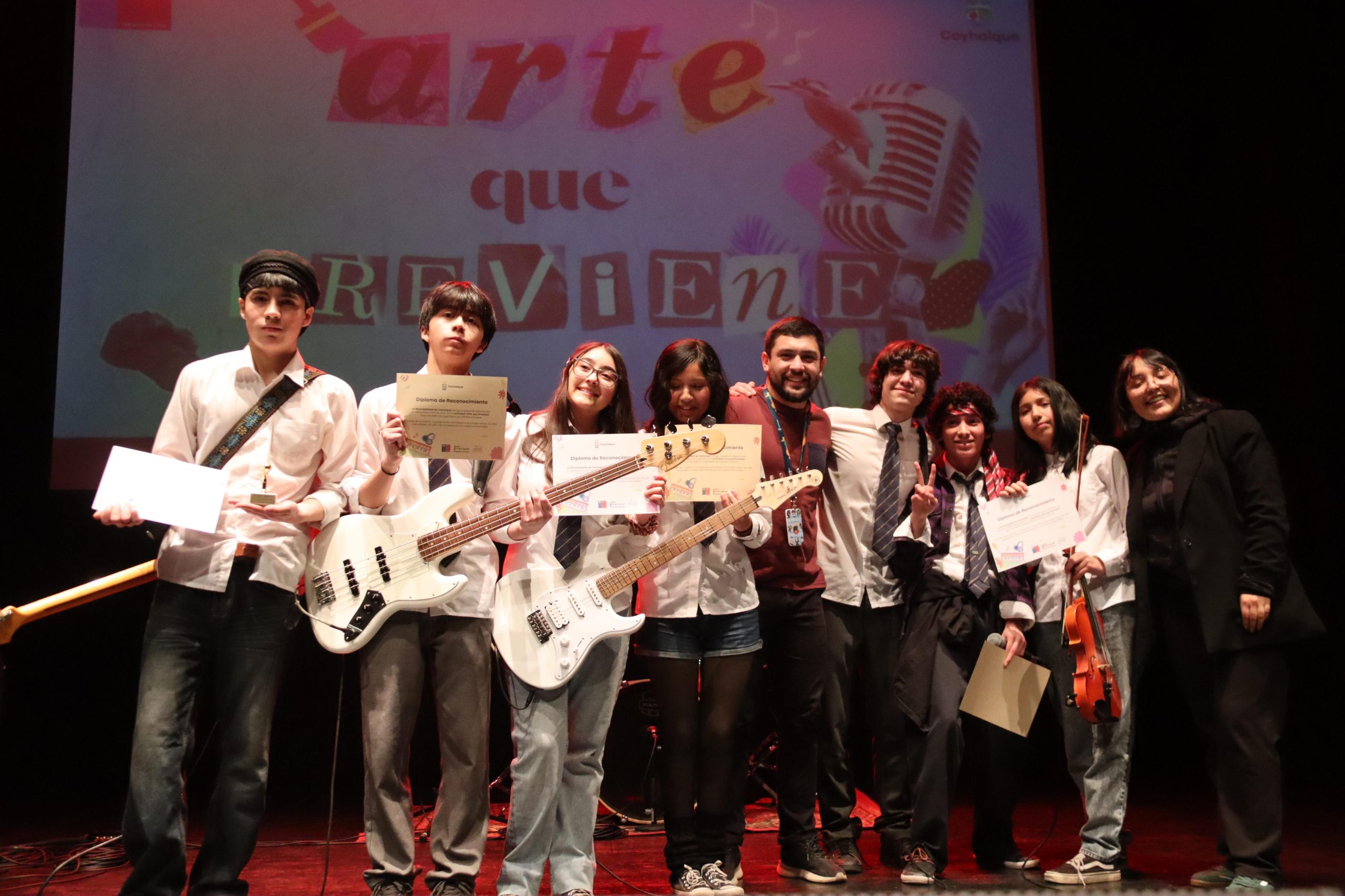 Coyhaique vivió una jornada de expresión artística en el marco del Mes de la Prevención