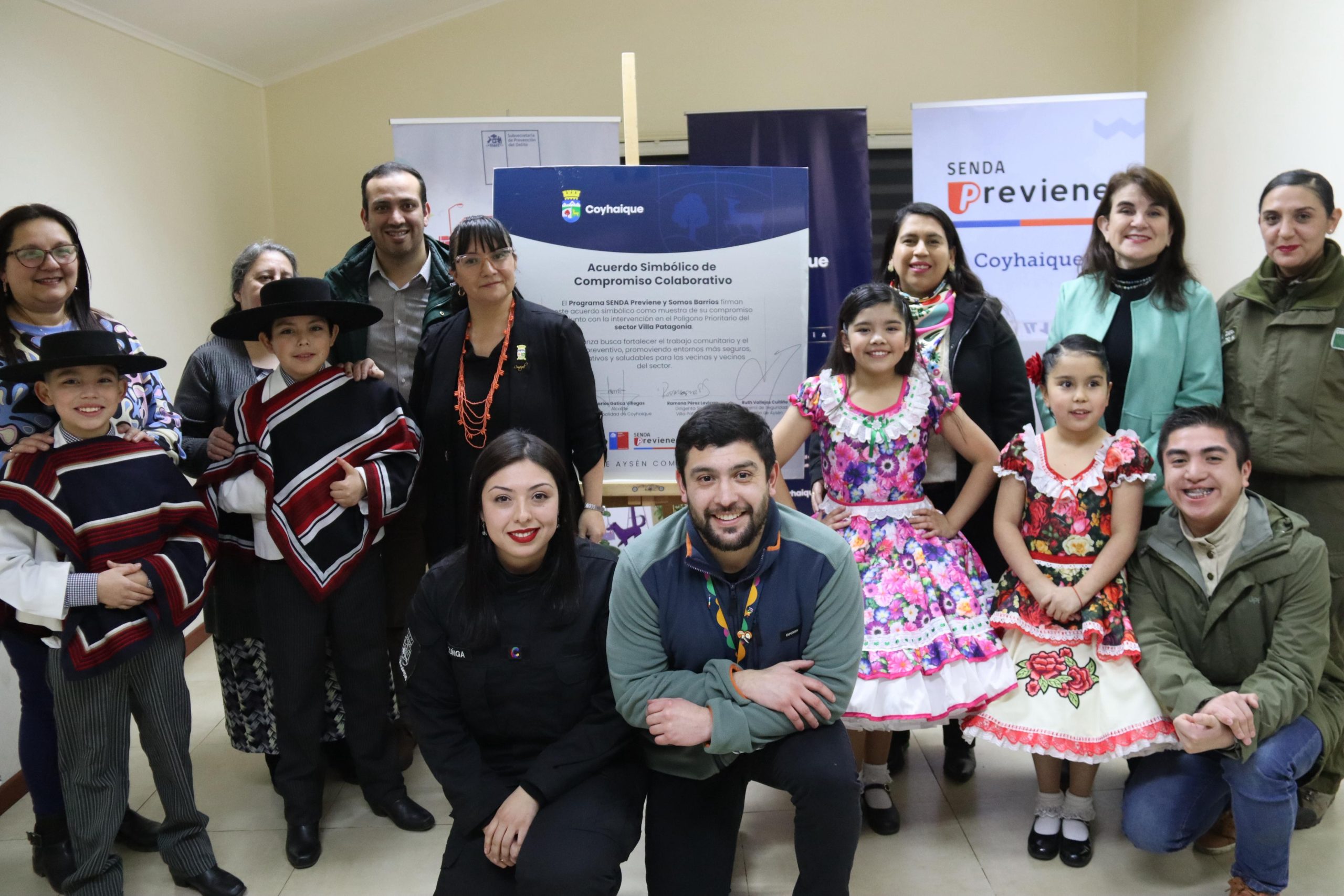 Fortalecen trabajo comunitario en el barrio Villa Patagonia con convenio entre Somos Barrio y SENDA Previene