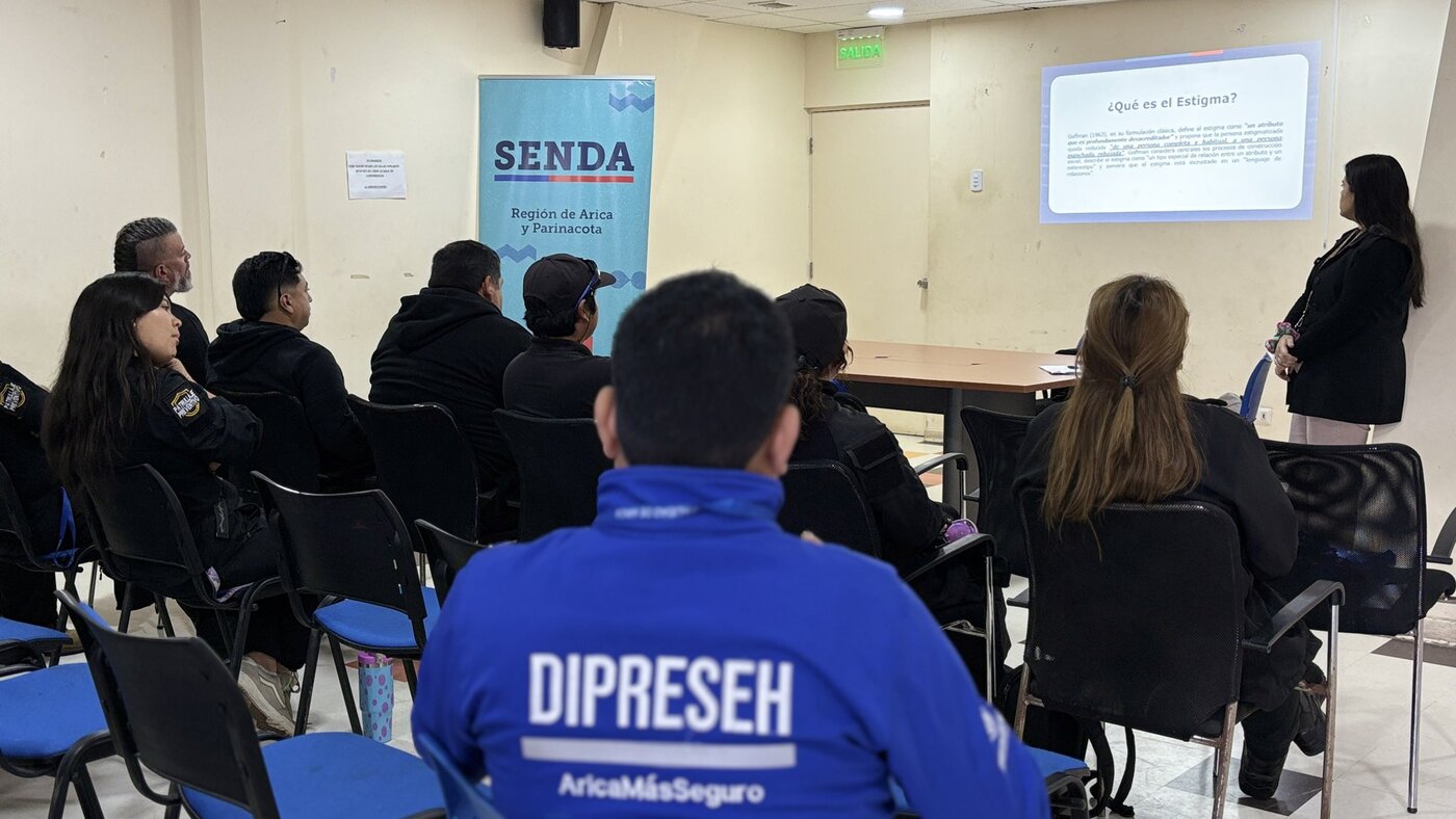 SENDA capacitó a 72 funcionarios de Patrullaje Preventivo de la Municipalidad de Arica