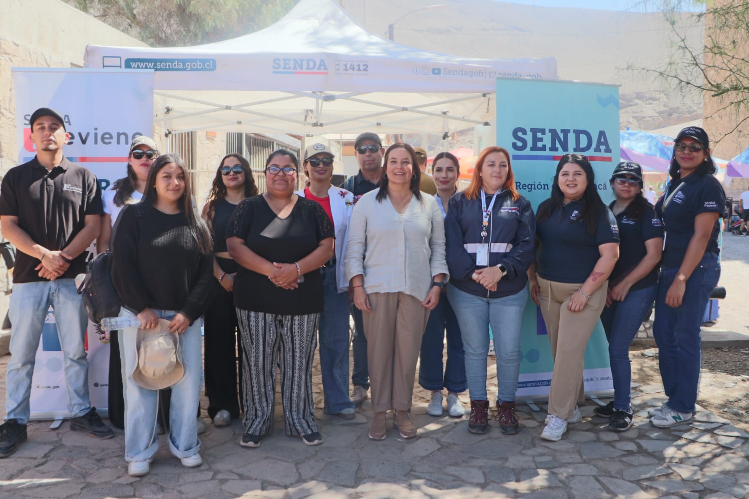 SENDA Tarapacá refuerza conductas de responsabilidad y autocuidado con campaña “El Otro Plan” en la Fiesta de San Lorenzo