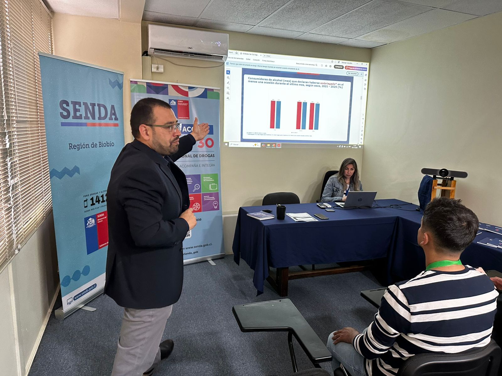 SENDA Biobío da a conocer los resultados regionales del 3er Estudio de Drogas en la Educación Superior