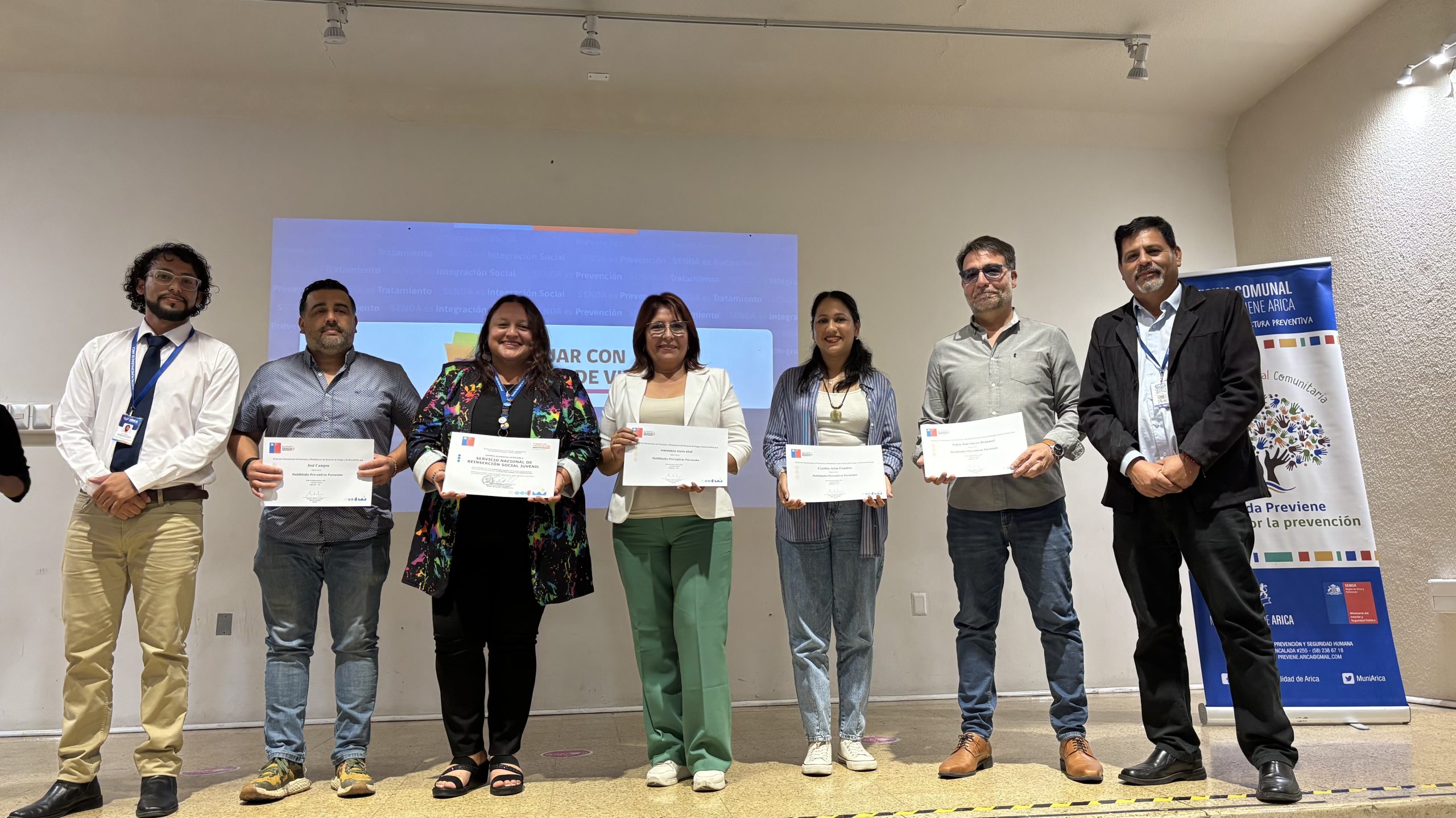 En Arica organizaciones fueron certificadas como espacios laborales preventivos