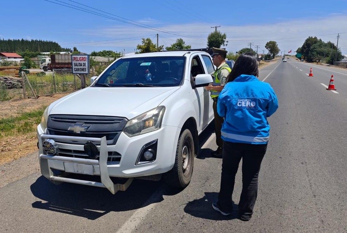 Operativos Tolerancia Cero sacaron de circulación 15 conductores por consumo de drogas en el Maule