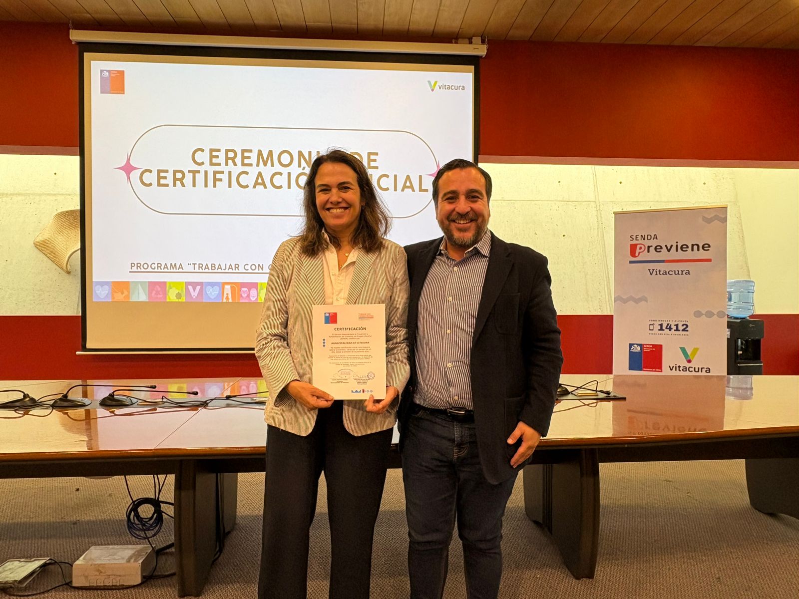 Municipalidad de Vitacura recibe certificación inicial del programa Trabajar con Calidad de Vida de SENDA