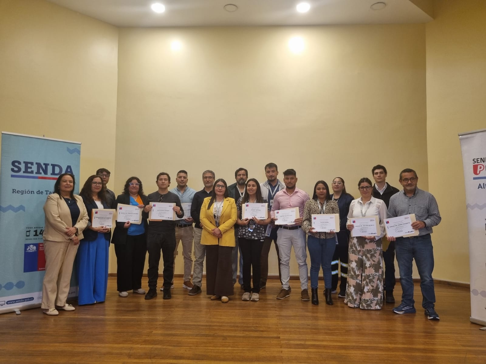 SENDA Tarapacá reconoce compromiso preventivo de organizaciones públicas y privadas de Alto Hospicio