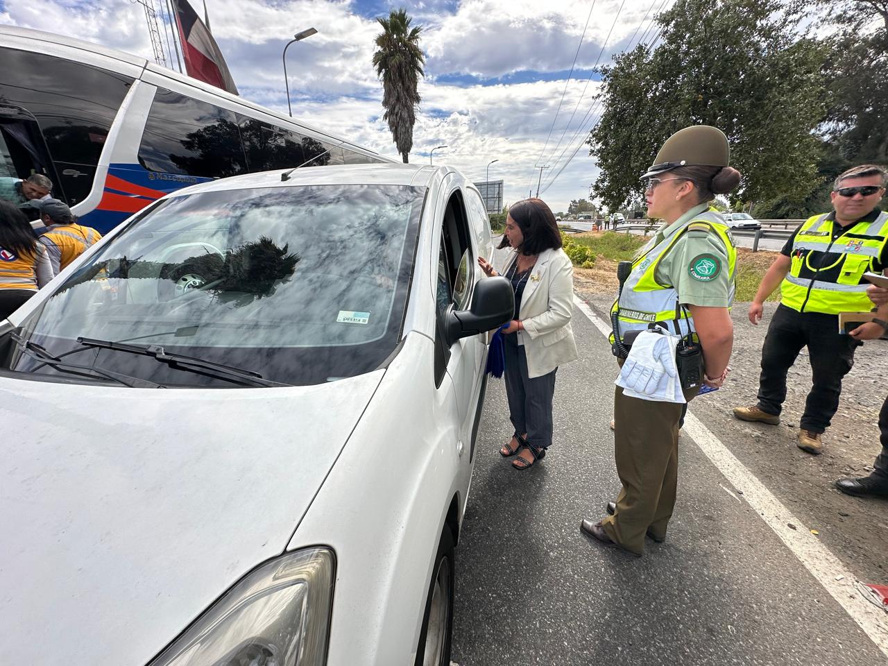 Instituciones despliegan acciones para prevenir siniestros viales por término de vacaciones e inicio de año escolar en el Maule